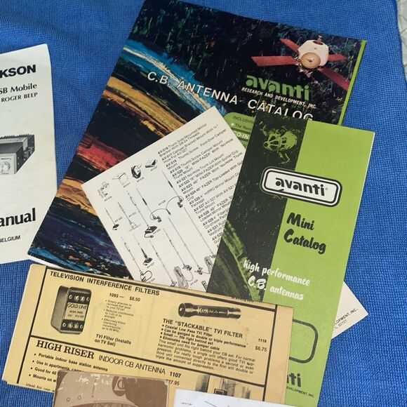 Vintage CB Ephemera Pamphlets Owners Manuals - Picture 3 of 5